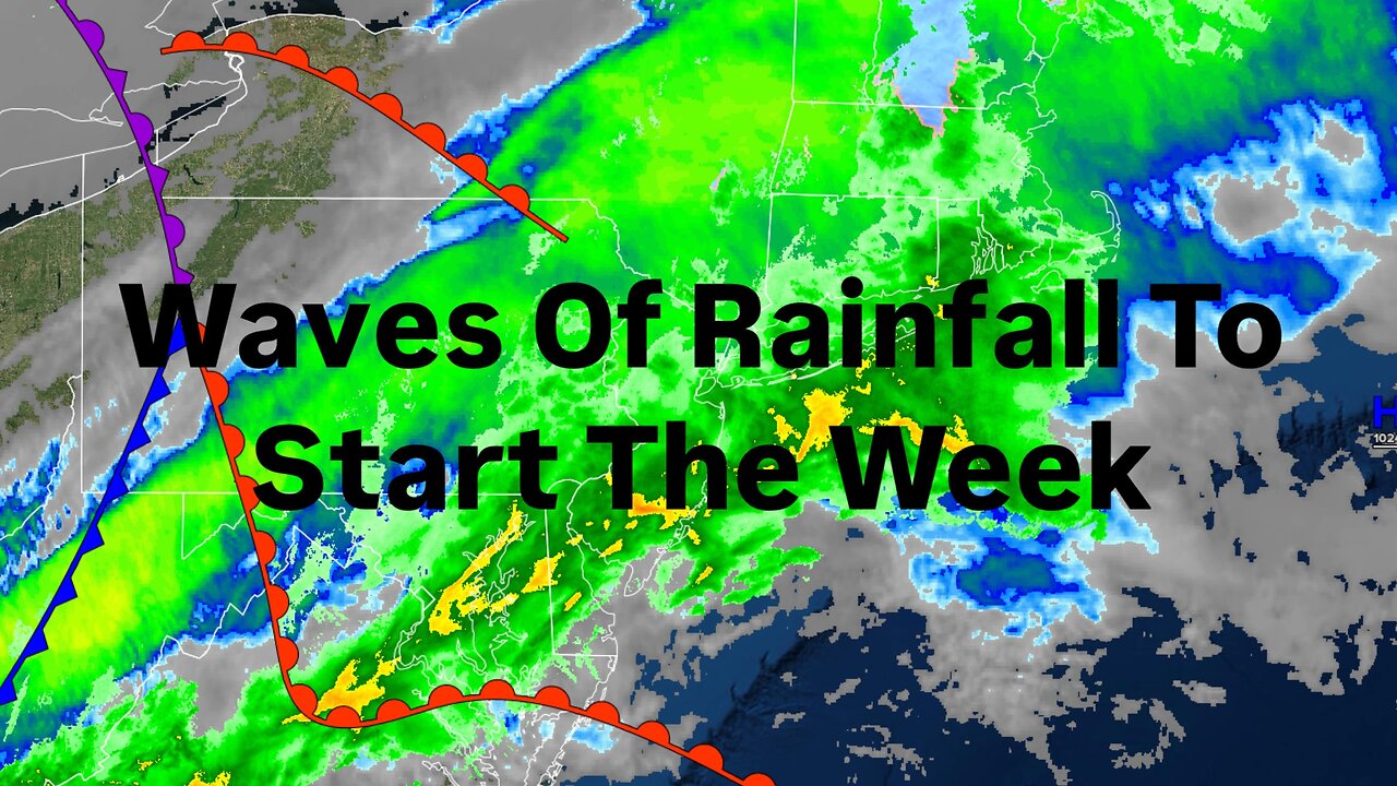 Waves Of Rainfall To Start The Week