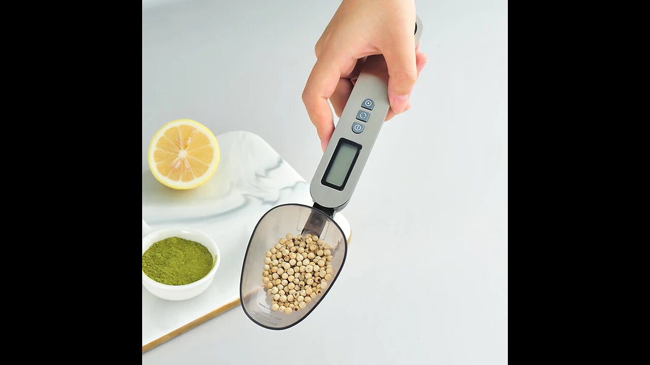 Kitchen Digital Spoon Scale, with Multiple Spoons