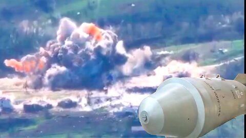 Massive FAB-3000 Bomb Strike Destroys Ukrainian Positions in Gornal Village