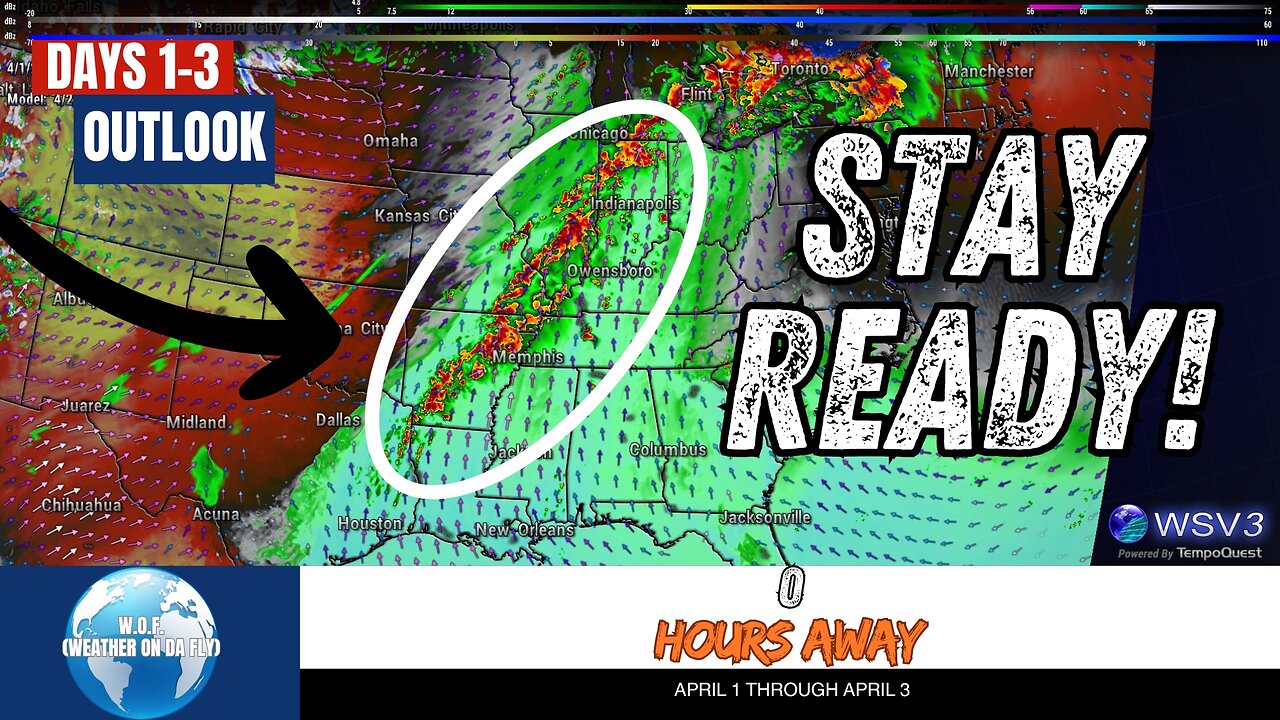 ⚠️ Tornado & Hail Threat Continues Tonight: OK & KS on High Alert! April 1