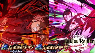 Jujutsu Kaisen Phantom Parade - 1st Anniversary Gacha Phase 1 + 2 Banner Summons