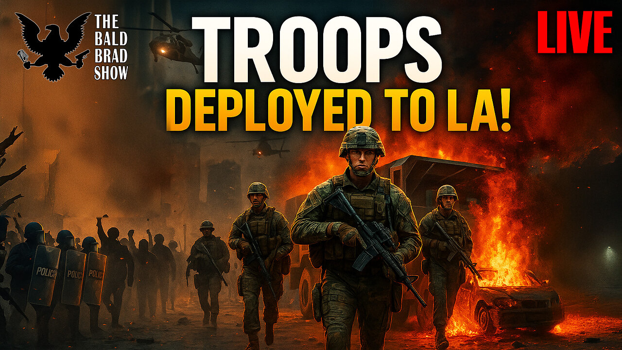Trump Deploys Marines to Los Angeles | Chaos Erupts as ICE Riots Intensify & Newsom Sues Back