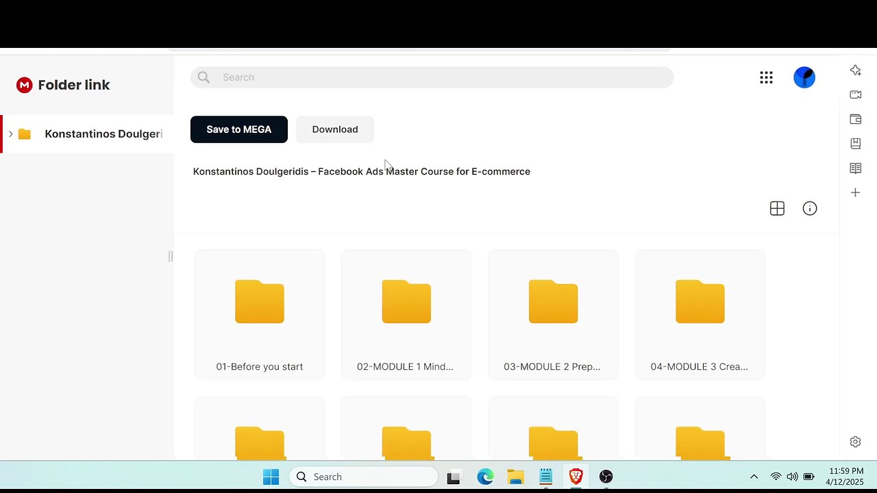Konstantinos Doulgeridis Course Facebook Ads Master For Ecommerce Courseslibrary.com for 98% off