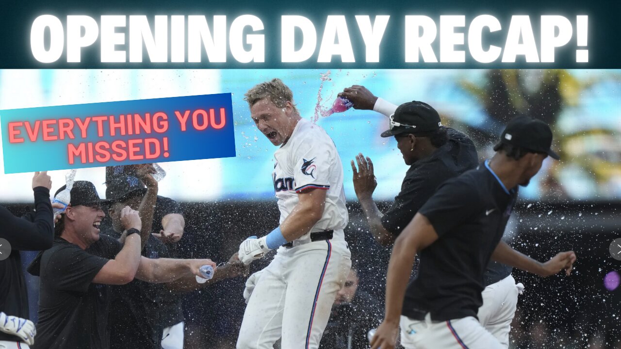 EPIC MLB Opening Day!!! (Here's Everything You Missed)