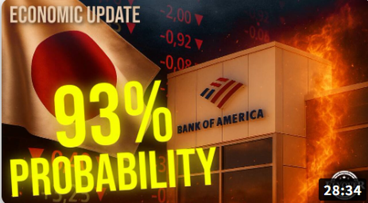 Japan Just Triggered the Global Meltdown while BoA is Warning of a 93% Recession Probability - Dr. Kirk Elliott