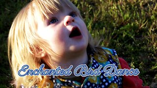Little Girl in Awe of Nature’s Flight Show
