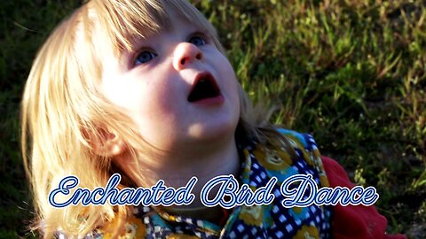 Little Girl in Awe of Nature’s Flight Show