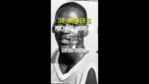His name is.. Michael Jordan
