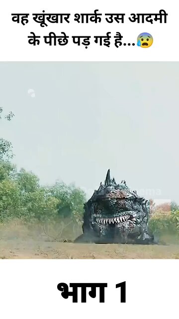 वह खूंखार शार्क उस आदमी के पीछे पड़ गई है...