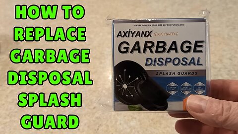 How To Replace Garbage Disposal Splash Guard