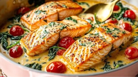 Healthy & so delicious 😋! A new way to cook salmon that you will love 😍! ❤️❤️🥰