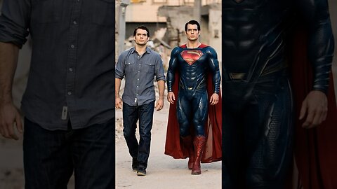 Actors alongside their characters #superman #dccomics #marvel #marvelstudios #pixverse #pixverseai