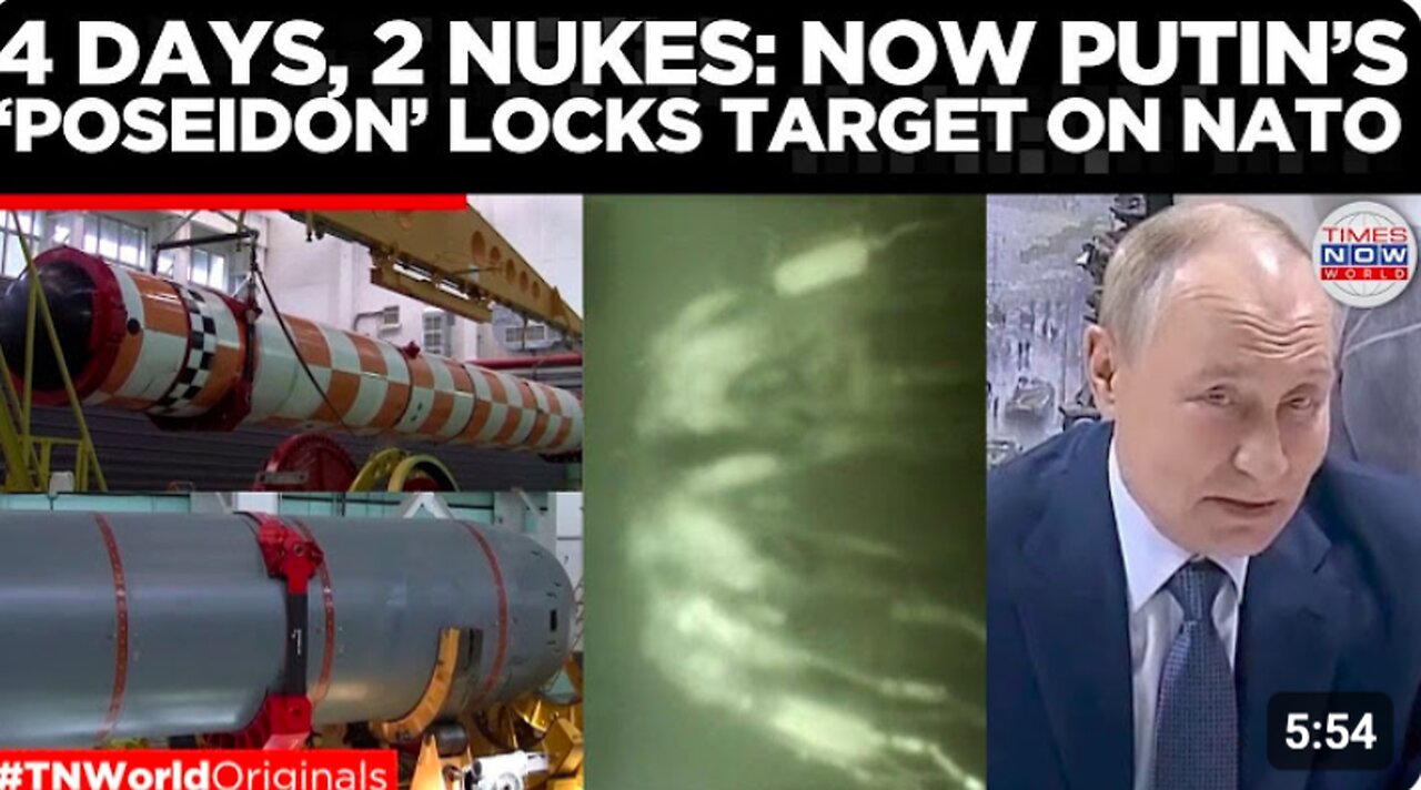 PRESIDENT PUTIN UNLEASHES POSEIDON: Russia’s Doomsday Drone Shocks NATO