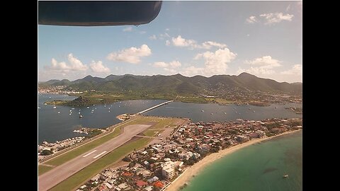 Our Puddle-jumper Flight from Sint Maarten to St. Kitts/Nevis