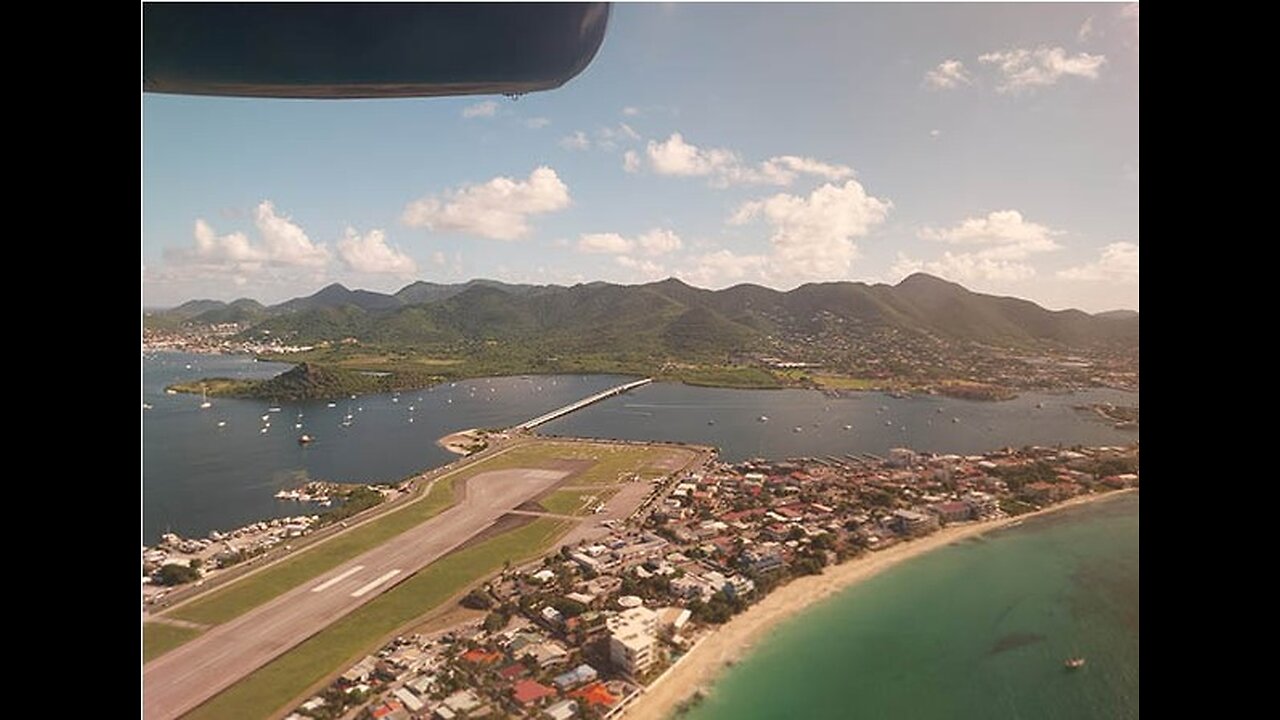 Our Puddle-jumper Flight from Sint Maarten to St. Kitts/Nevis