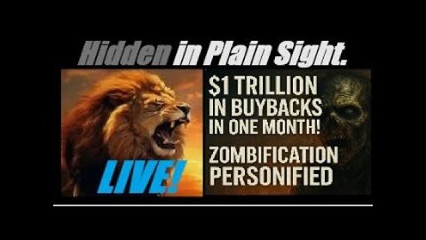 (ONE TRILLION IN STOCK BUYBACKS!) MARKET MANIPULATION AND ZOMBIFICATION PERSONIFIED. Mannarino