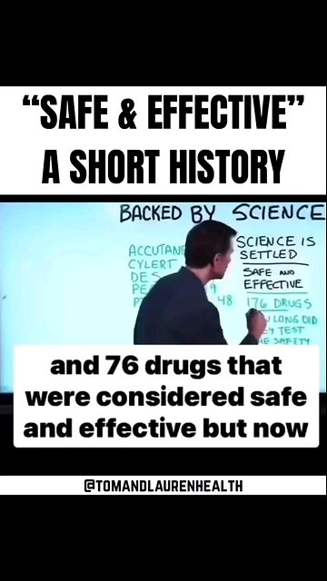 Safe And Effective A Short History