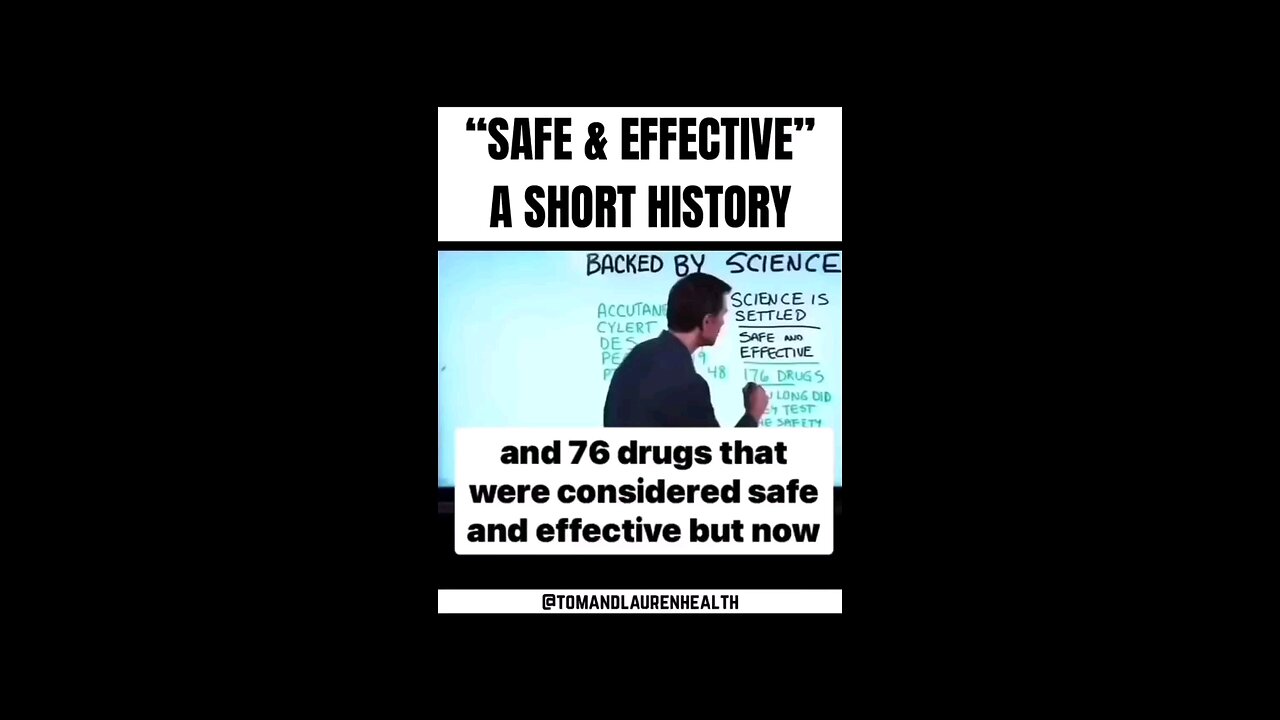 Safe And Effective A Short History