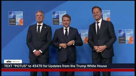 President Trump in an Official Greeting and Pull-Aside with the NATO Secretary General