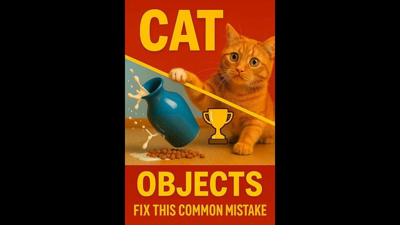 Cat Breaking Stuff? Fix It in 30 Seconds!