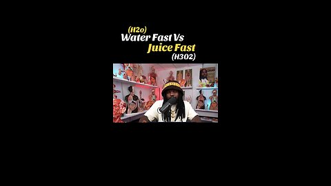 Water vs Juice Fast
