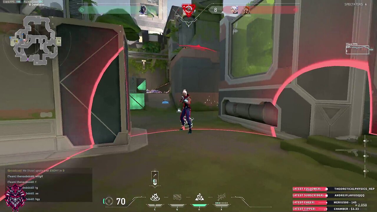 Damn, what a super lucky clutch in Valorant!