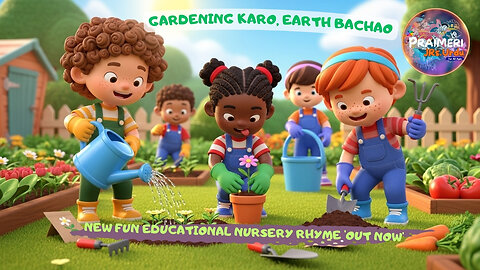 Gardening karo, Earth Bachao | New Fun Educational Nursery Rhyme 'OUT NOW'