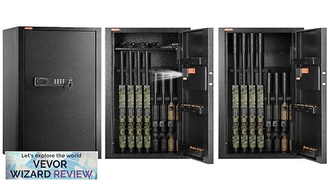 VEVOR 6-8 Rifles Gun Safe Rifle Safe with Lock & Digital Keypad Review