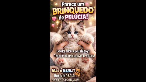 This little angel looks like a plush toy… 😍🧸 You would play with him too!!!