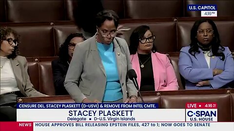 Stacey Plaskett has gone OFF THE RAILS
