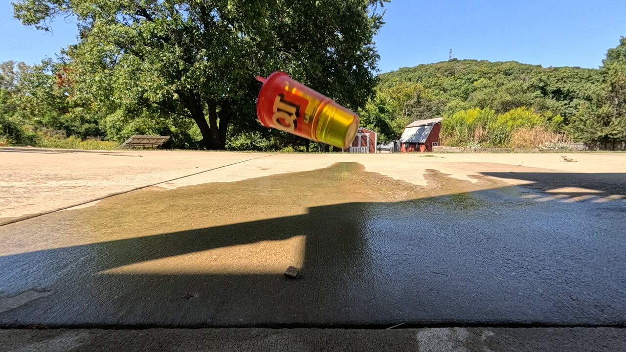 Slow Motion Plastic Cup Drop