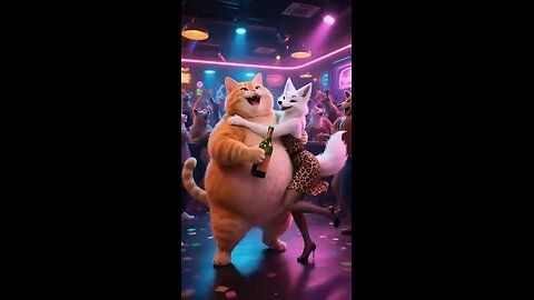 cute cat couple