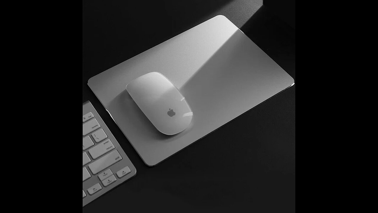 Waterproof Aluminum Mouse Pad, with Ultra-Thin & Double Side Design, for Gaming & Office