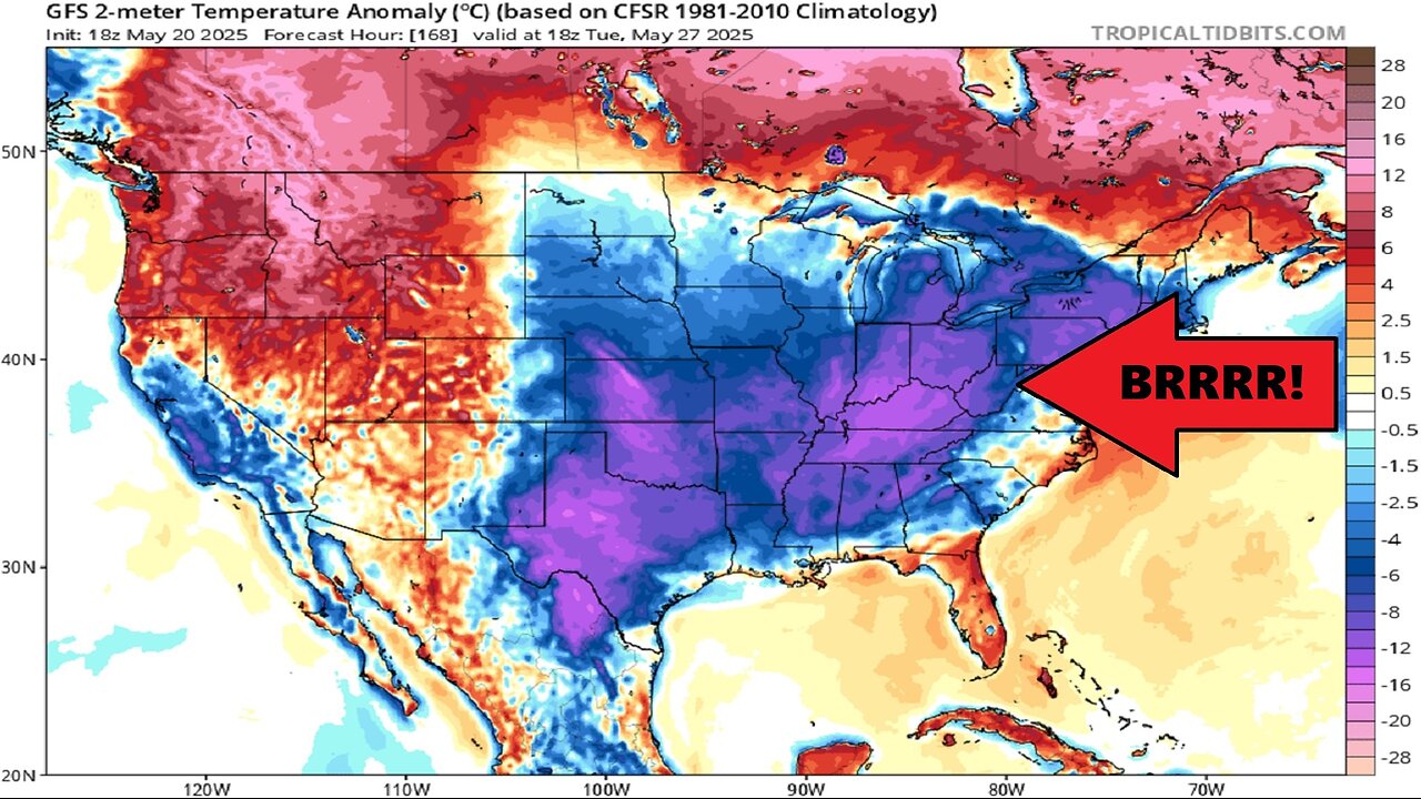Severe Weather Threat Again For Areas Already Pummeled By Tornadoes - Chill Engulfs Much Of The US