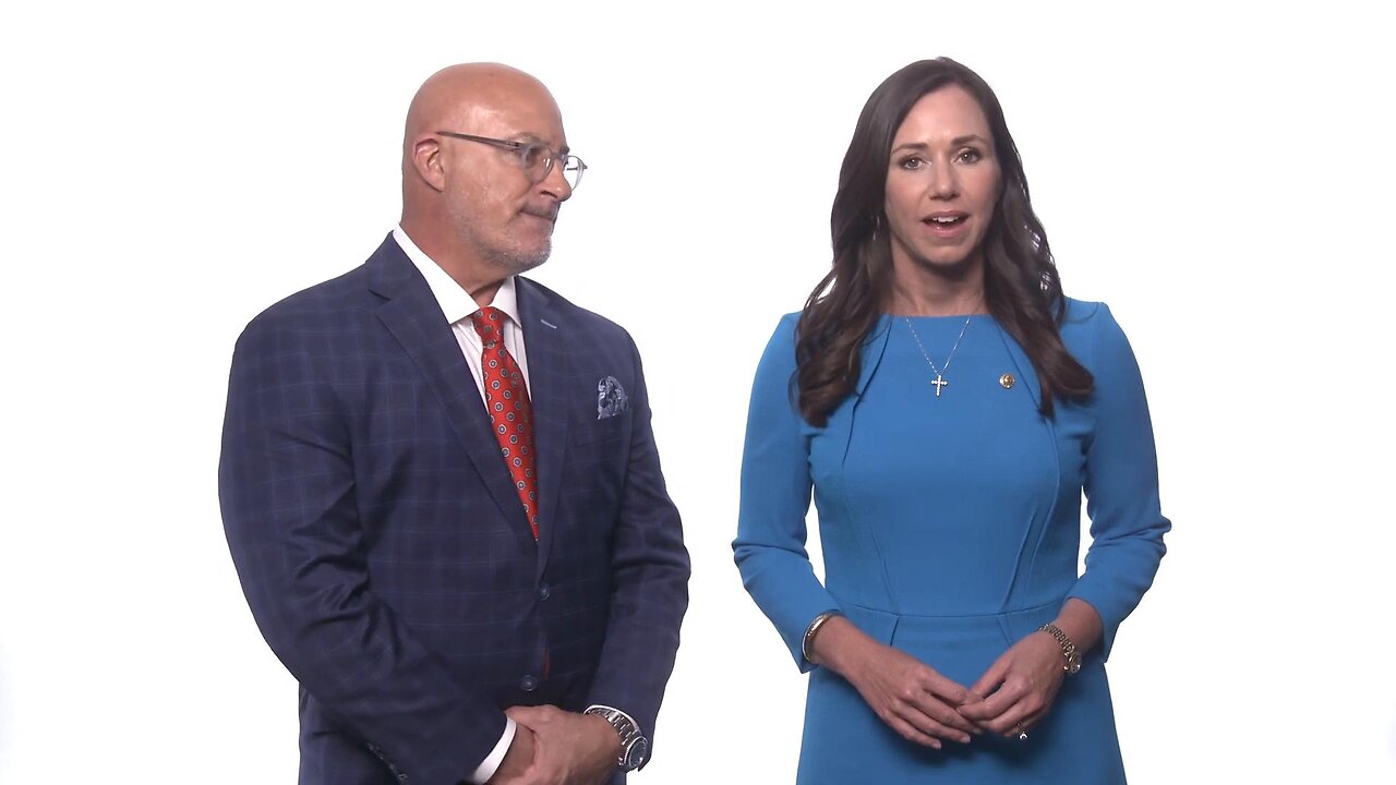 U.S. Senator Katie Britt (R-Ala.) and Jim Cantore Weather Emergency PSA