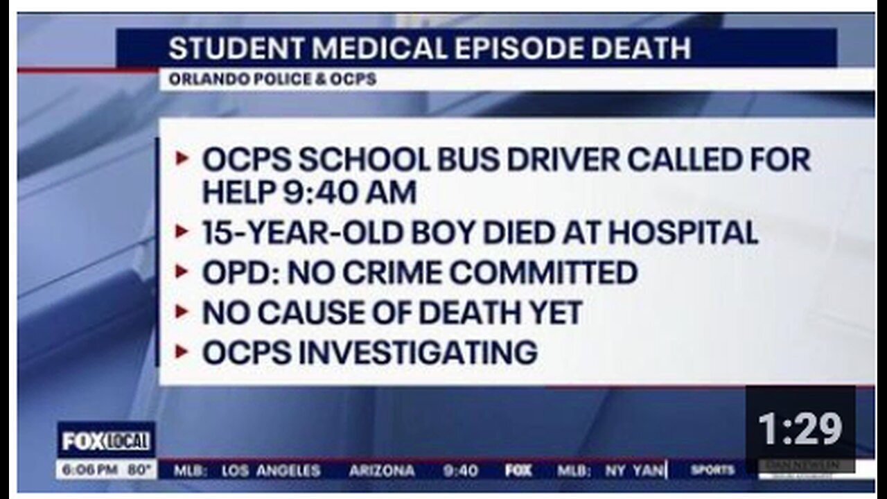 "Student, 15, Tragically Dies on School Bus"