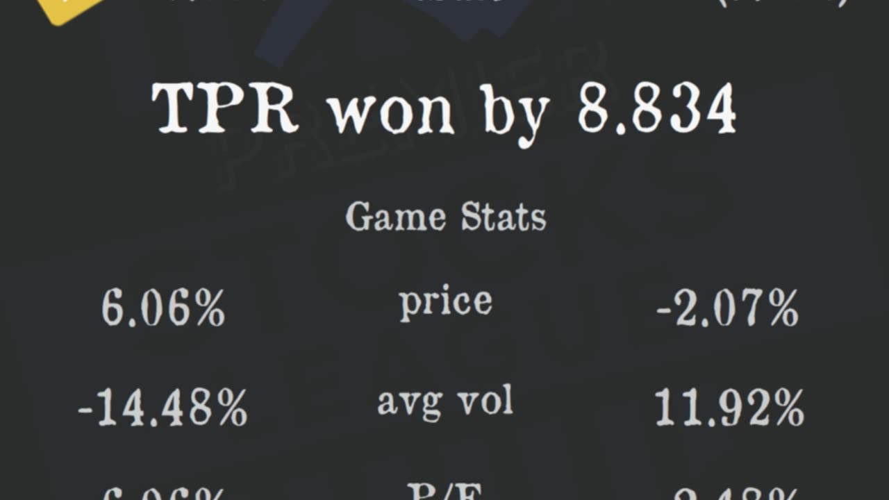 PSL reveals Week 11 Easternleague S5 Results! stock of the week: Tapestry