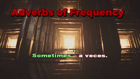 Adverbs of Frequency – Bilingual Karaoke (English–Spanish) | Video creado con IA