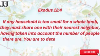 “The First Passover and the Deliverance from Egypt” exode 12:1-51. #shortvideo #shorts #youtubeshort