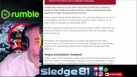 Man tried to cut off wife head