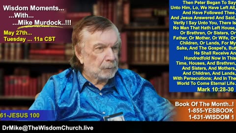Re-Air: Wisdom Moments With Mike Murdock..!!!