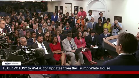 President Trump Holds a Press Briefing, June 27, 2025