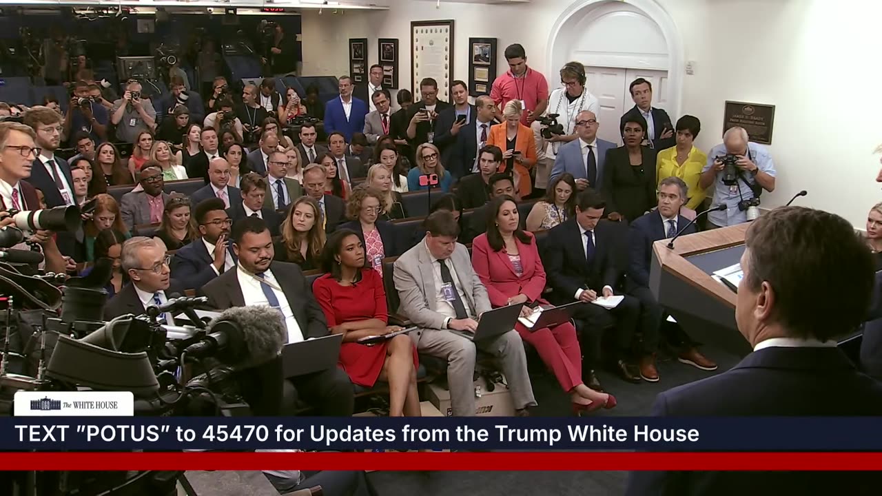 President Trump Holds a Press Briefing, June 27, 2025