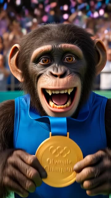 Chimp Wins Gold at the Olympics