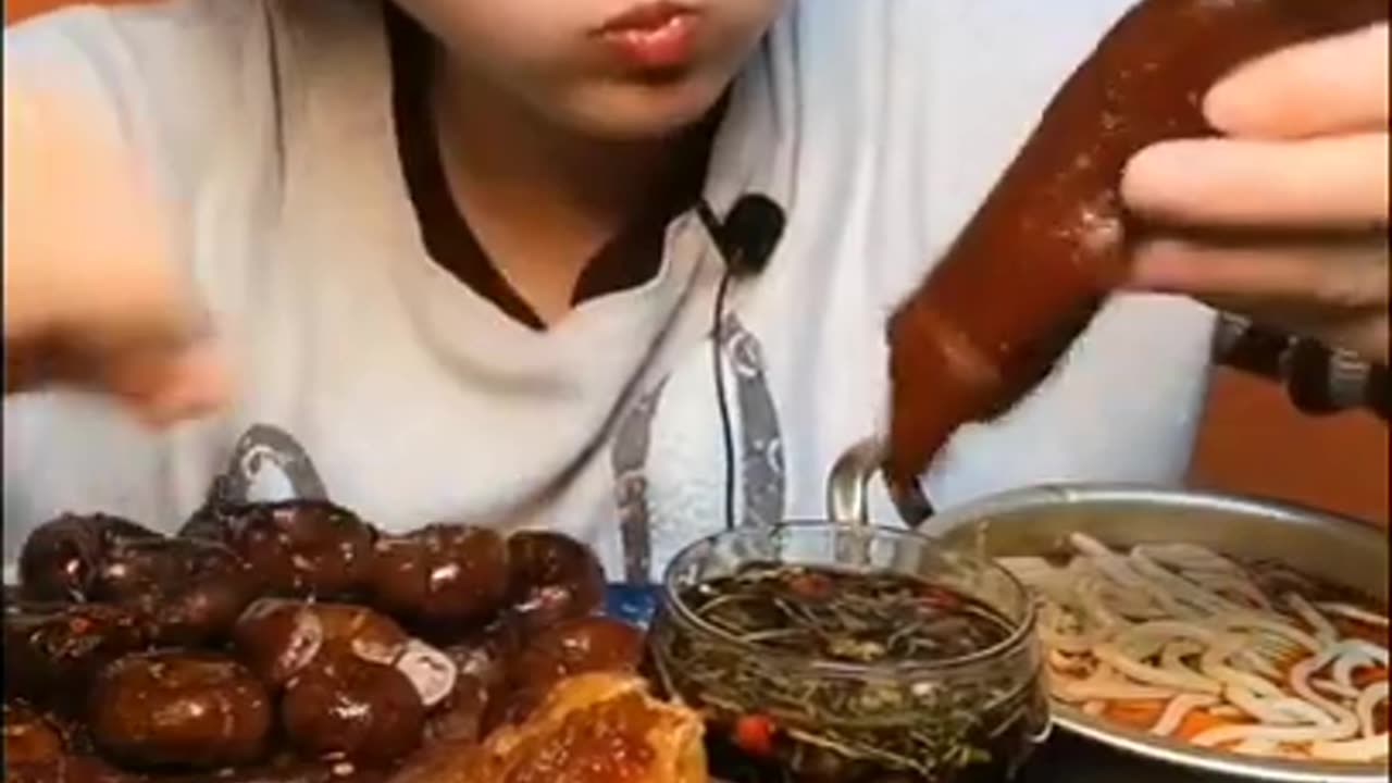 Chinese food mukbang