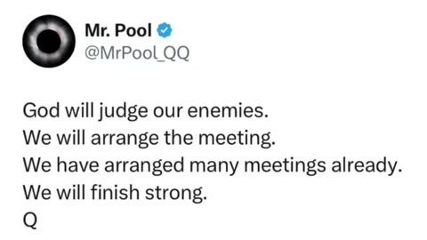 God will judge our enemies