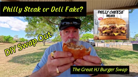 The Great Hungry Jack’s Burger Swap I Recreated the ‘Philly Cheese Deluxe’ Using Supermarket Deli Beef! 🇦🇺