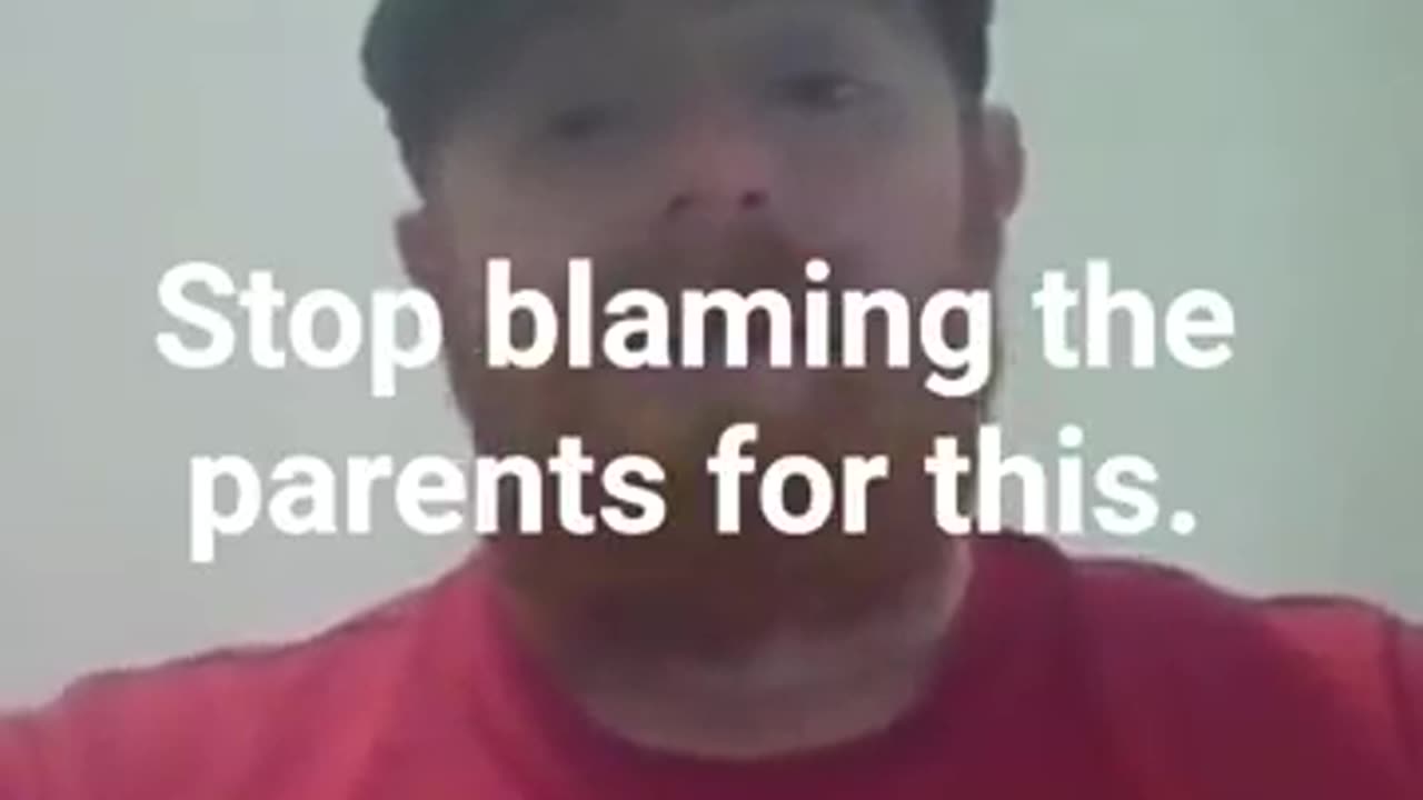 Stop blaming the shooter's parents.
