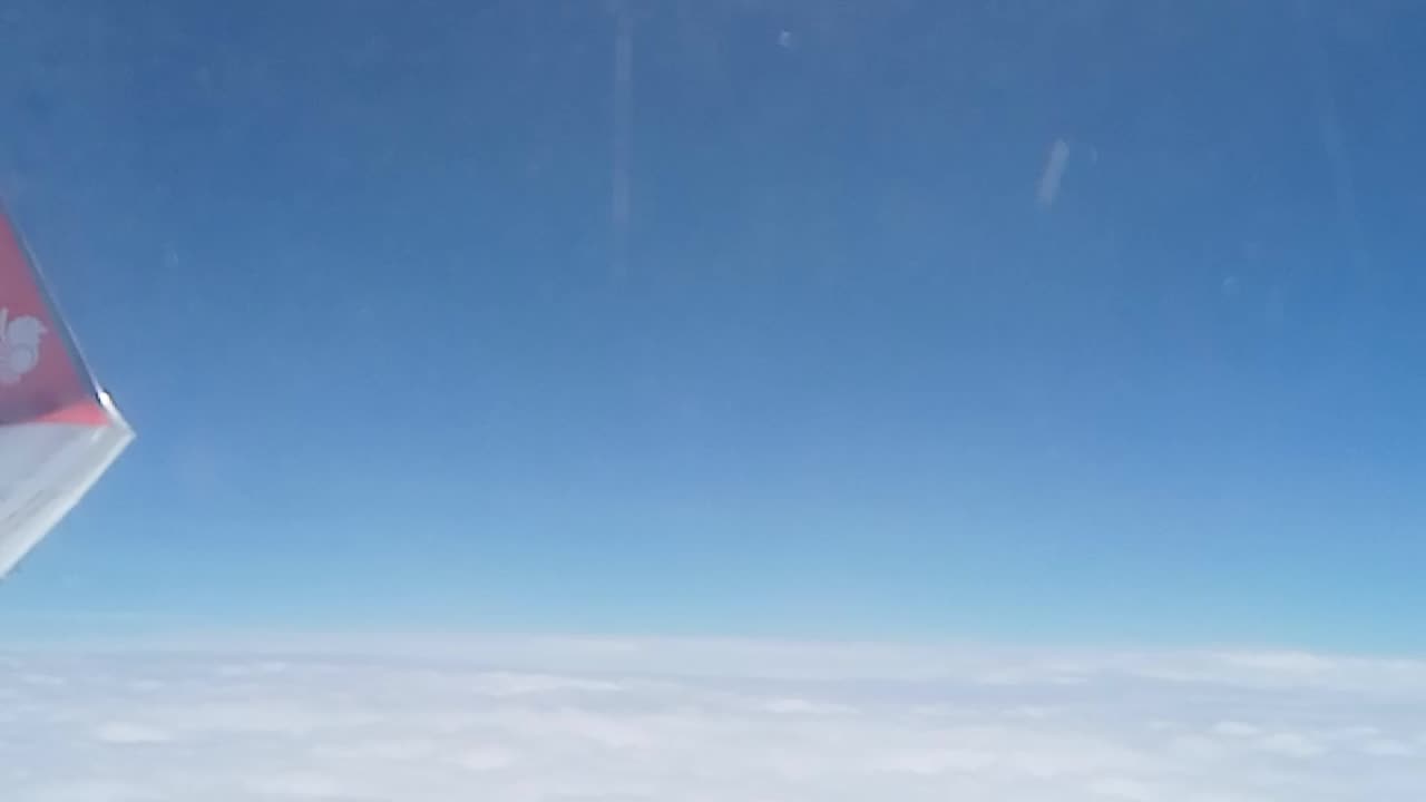 Blue skies and clear view with Lion Air Wings in sight.