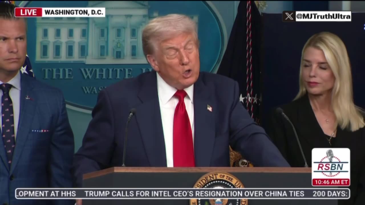 President Trump Announces he is Getting rid of the SLUMS in Washington D.C.